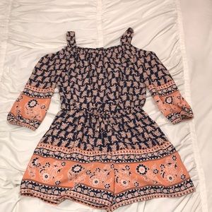 Girls Floral Romper from Belk